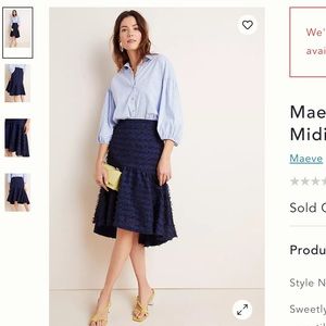 Maeve by Anthropologie skirt